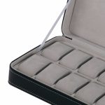 12-Bit-Reißverschluss-Uhrenbox, Aufbewahrungsbox, PU-Reißverschluss-Tasche, Uhrenbox, 12 Bit – Bild 6