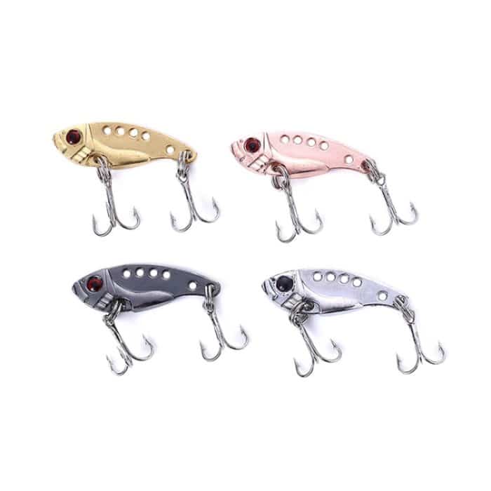 2 Sets HENGJIA VIB013 Metal VIB Fake Bait Galvanisierter Hartköder, 3.5cm 3g, 4cm 7g, 5.5cm 11g – Bild 2