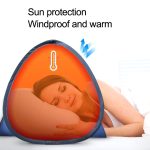 Automatisches, schnell öffnendes Sonnenschutz-Kopfstützenzelt für den Innen- und Außenbereich, Größe:, M 70x50x45cm, L 80x50x55cm – Bild 5