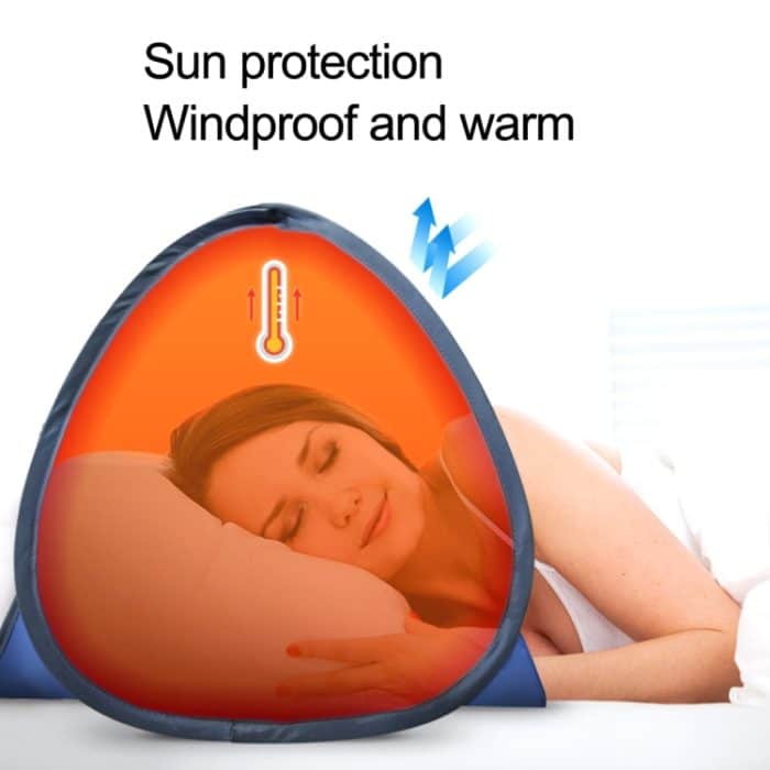 Automatisches, schnell öffnendes Sonnenschutz-Kopfstützenzelt für den Innen- und Außenbereich, Größe:, M 70x50x45cm, L 80x50x55cm – Bild 5