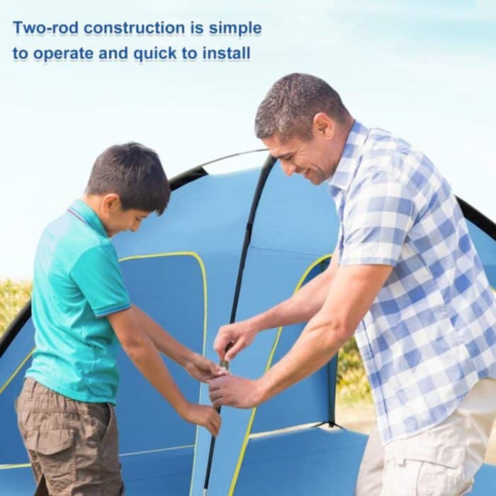 3 Seiten belüftetes, geräumiges, großes Außenzelt, Sonnenschutz, regensicheres Zelt, Stil:, Detachable Base Fabric, Ordinary – Bild 7