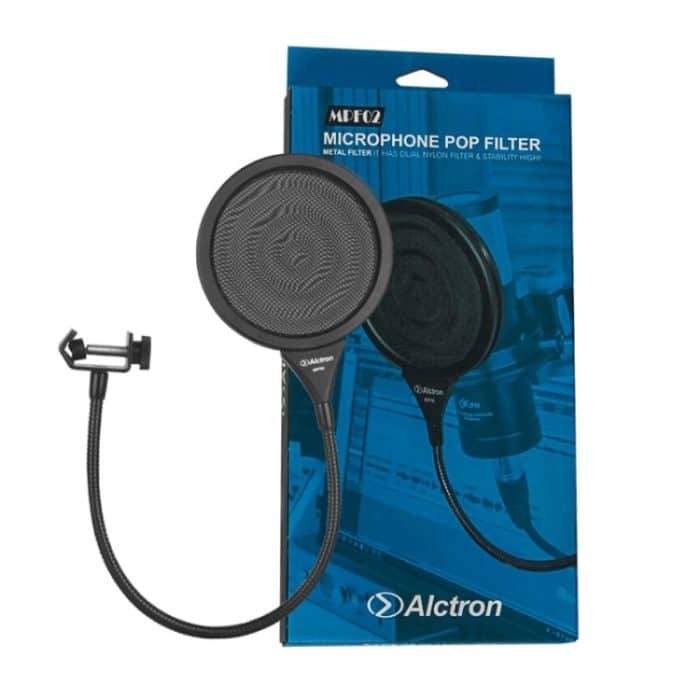 Alctron MPF02-Mikrofon-Popfilter für Studioaufzeichnungen gegen Noise mit 450-mm-Stahlbaum – Bild 3