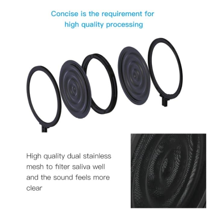 Alctron MPF02-Mikrofon-Popfilter für Studioaufzeichnungen gegen Noise mit 450-mm-Stahlbaum – Bild 7