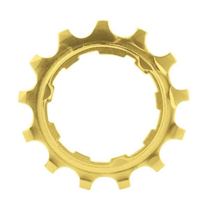 2 Stück VG Sports Bike leichte, verschleißfeste Freilauf-Patches, Stil:, 8 Speed 13T (Gold), 9 Speed 13T (Gold), 10 Speed 13T (Gold), 11 Speed 13T (Gold), 12 Speed 13T (Gold) – Bild 1