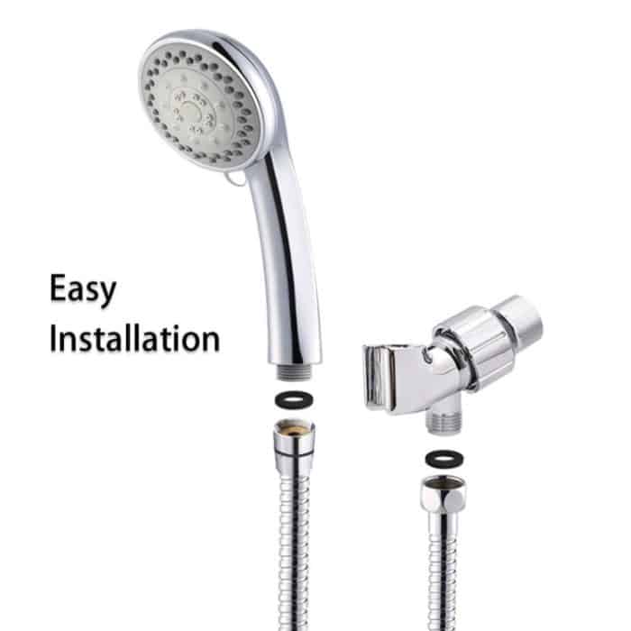 Verdeckter Duschkopf, 5-Funktions-Pause-Modus-Duschkopf, Stil:, Shower+Hose+Bracket, Single Shower – Bild 3