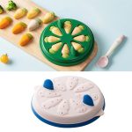 AA312 Karotten-Silikon-Wurst-Nahrungsergänzungsmittel, Hochtemperaturform, Yellow, Pink, Light Blue