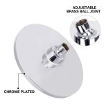 8 Zoll rund geformte obere Spitzerdusche – Bild 5