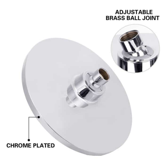 8 Zoll rund geformte obere Spitzerdusche – Bild 5