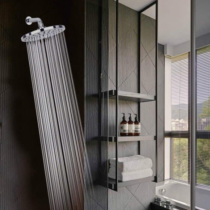 8 Zoll rund geformte obere Spitzerdusche – Bild 6