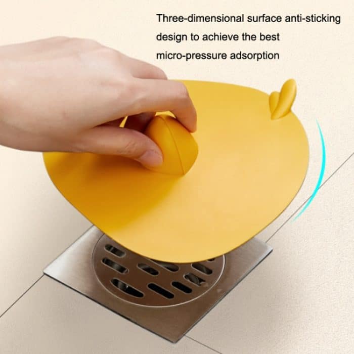 2 Stück Bird Dilver Discosit Desert Soft TPR Badezimmer Sanitär Spacer Stinkende Abflussabdeckung, 2PCS Red, 2PCS Blue, 2PCS Yellow, 2PCS Grey – Bild 4