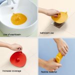 2 Stück Bird Dilver Discosit Desert Soft TPR Badezimmer Sanitär Spacer Stinkende Abflussabdeckung, 2PCS Red, 2PCS Blue, 2PCS Yellow, 2PCS Grey – Bild 6