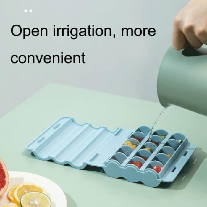 Silikon-Eisbox, selbstgemachte Ergänzungsnahrung für Eishockey, Light Blue, Deep Blue – Bild 4