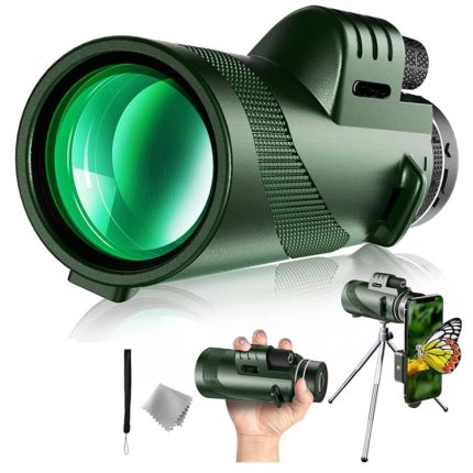 40X60 Outdoor-Nachtsicht-Hochleistungs-HD-Monokular, (Standard), (Standard+Universal Clip+Tripod)