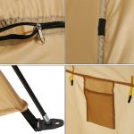 Umkleidezelt, Dusche, Strandzelt, Außenmarkise, Yellow, Blue – Bild 6