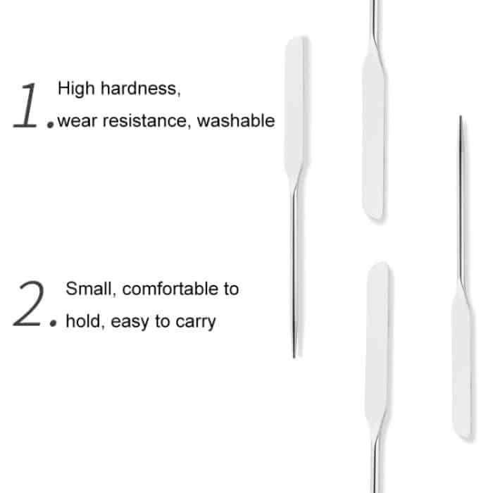 3 PCs Edelstahl -Tonerstab zum Herstellung und Maniküre – Bild 4