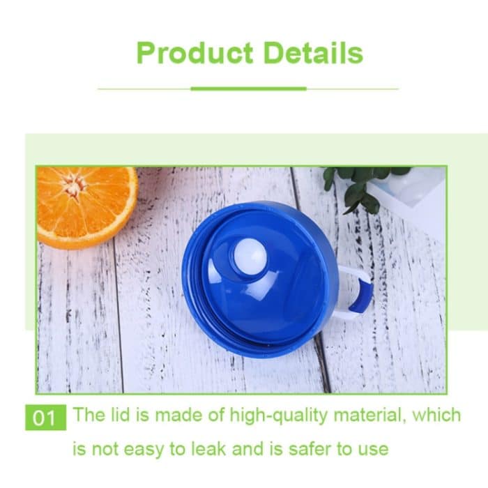 2 Stück YZ025 600 ml multifunktionaler transparenter Wasserbecher, 600ml (White), 600ml (Black), 600ml  (Red), 600ml (Blue) – Bild 4