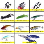 HENGJIA Sea Bass Fake Soft Bait Angelausrüstung Zubehör Süßwasserköder, 110 PCS / Box – Bild 4