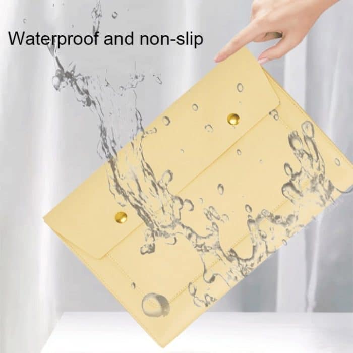 S178 3-in-1 wasserdichte Laptop-Innentasche aus Leder, 13 inches, 14 inches, 15 inches – Bild 3