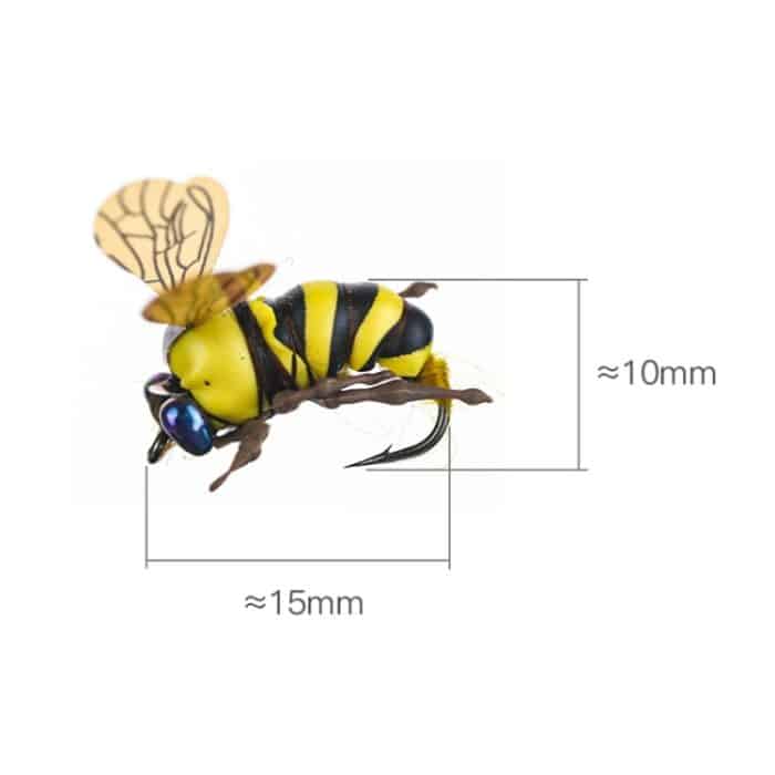 Schwimmender Bionic Bee Road Bait Insekten-Kunstköder, 8-3b – Bild 3