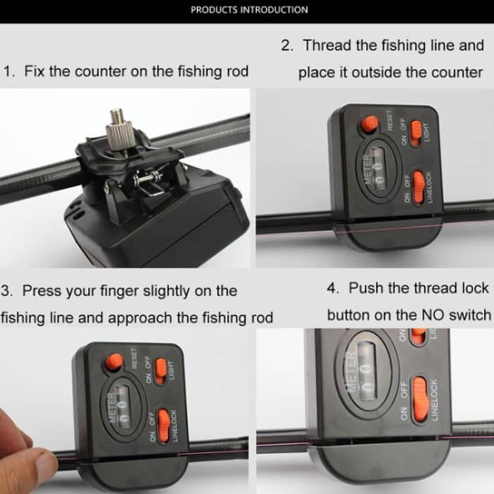 Manueller Fischschnurlängenzähler für Maschinen, Fish Line Length Counter – Bild 7