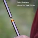 Outdoor-Camping-Teleskop-Doppelhaken-Klapplichtständer, Golden, Black, Green – Bild 5