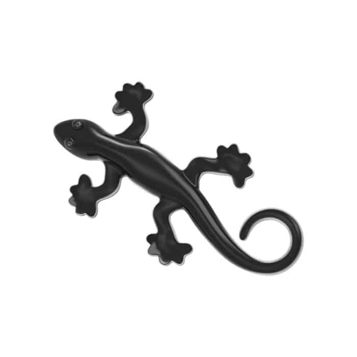 TBD0602553401A.jpg Antistatischer Gecko 3D-Stereo-Autoaufkleber, dekorative Aufkleber, Black, White – Bild 1