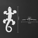 Antistatischer Gecko 3D-Stereo-Autoaufkleber, dekorative Aufkleber, Black, White – Bild 3