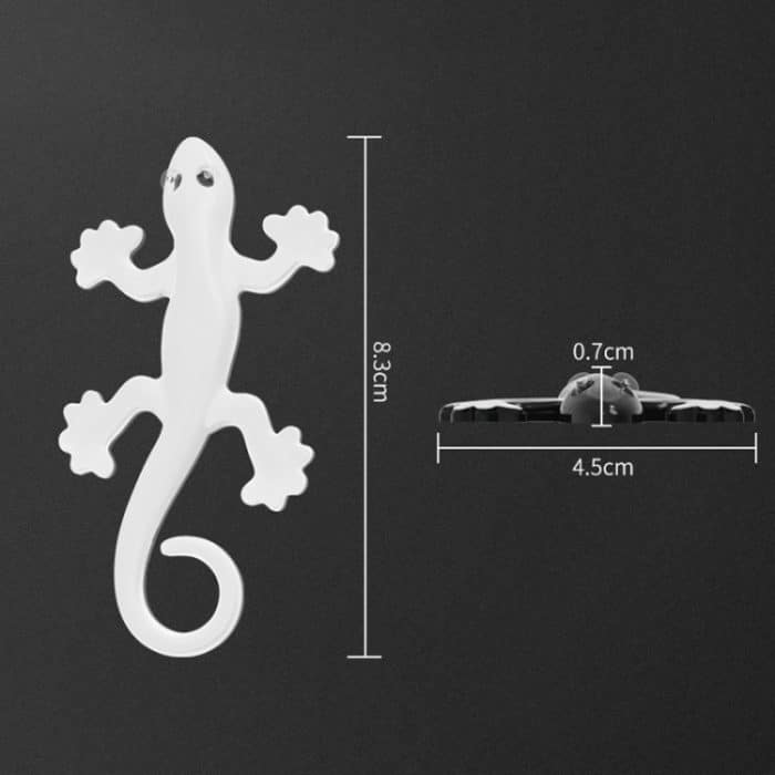 Antistatischer Gecko 3D-Stereo-Autoaufkleber, dekorative Aufkleber, Black, White – Bild 3
