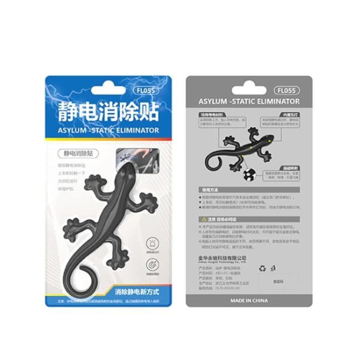 Antistatischer Gecko 3D-Stereo-Autoaufkleber, dekorative Aufkleber, Black, White – Bild 7