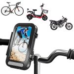 Fahrrad wasserdichte Tasche Motorrad Transparent Flip Handyhalter, Transparent Flip Bicycle Holder