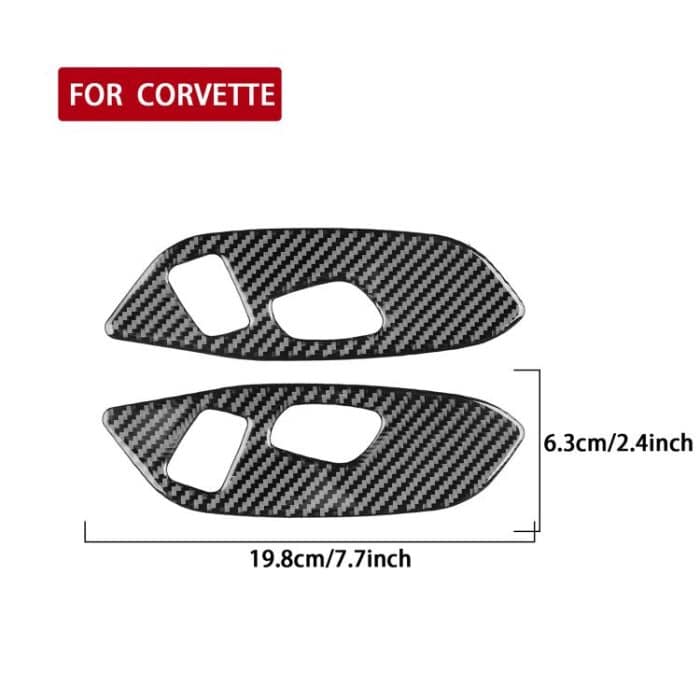 For Chevrolet Corvette C8 2pcs /Set Seat Adjustment Switch Frame Sticker – Bild 3