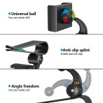 2PCS Auto Sonnenblende Halterung Auto Handy Schnalle Halter, Red, Yellow, Grey – Bild 3