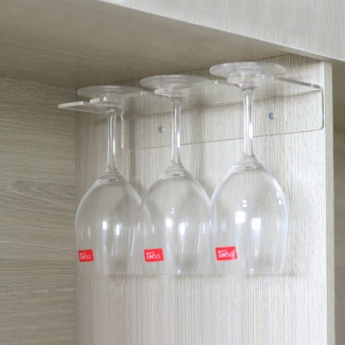 Rotweinbecher aus Acryl für den Haushalt, umgedrehter Getränkehalter, Cup Holder – Bild 2