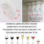 Rotweinbecher aus Acryl für den Haushalt, umgedrehter Getränkehalter, Cup Holder – Bild 3