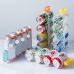 3 Stück gekühlte transparente Aufbewahrungsbox für Bier und Cola, 3 PCS Yellow, 3 PCS Green, 3 PCS Orange – Bild 2