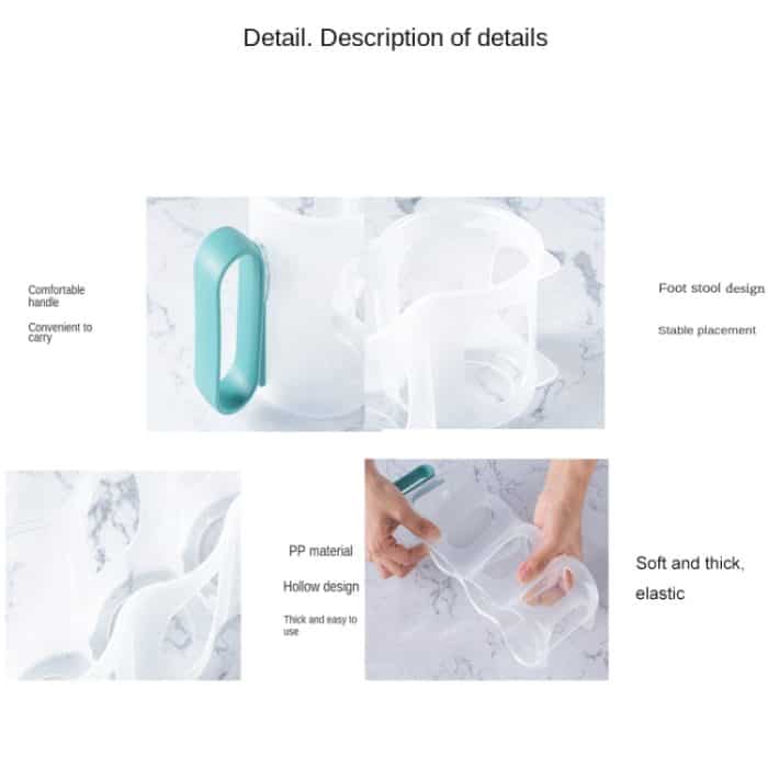 3 Stück gekühlte transparente Aufbewahrungsbox für Bier und Cola, 3 PCS Yellow, 3 PCS Green, 3 PCS Orange – Bild 4