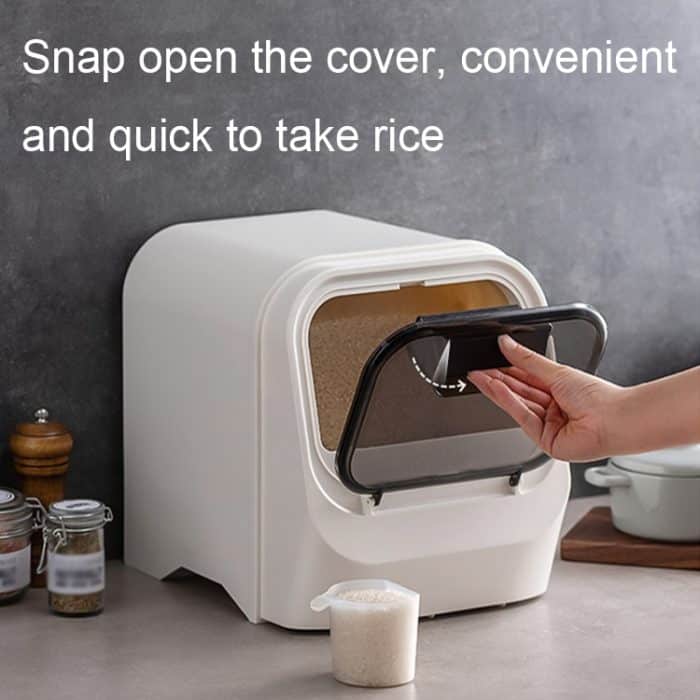 AA387 Scientific Diversion Kitchen Insektensicherer Reiseimer, Fassungsvermögen:, 5kg (Cabinet Model White), 5kg (Cabinet Model Green), 10kg (Cabinet Model White), 10kg (Cabinet Model Green) – Bild 4