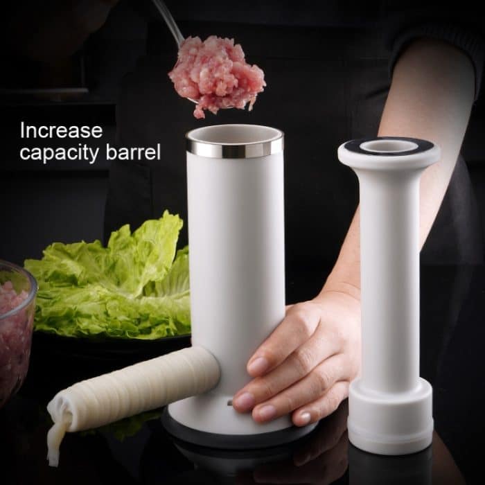 Haushaltseinlauf manuelle Wurstmaschine Fleischbällchenmaschine – Bild 3