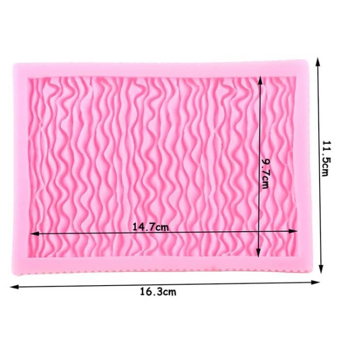 Fondant-Silikonform in Lebensmittelqualität, Plisseerock, Kuchendekorationswerkzeug, CC562 – Bild 3