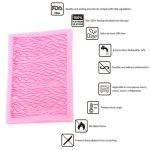 Fondant-Silikonform in Lebensmittelqualität, Plisseerock, Kuchendekorationswerkzeug, CC562 – Bild 5