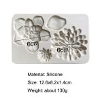 2 große Blumen-Schokoladen-Fondant-Kuchen-Silikonform, Big Flower – Bild 3