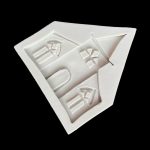 5PCS Castle Musical Silikonform Schokolade Fondant Kuchen Dekor, Stil:, Triangle, Rectangle – Bild 3