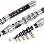 LEO 27593 Carbon Mini-Angelrute mit Schrumpfgriff, Wurfstangen, 1.5m, 1.8m, 2.1m, 2.4m – Bild 3