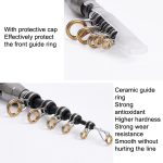 LEO 27593 Carbon Mini-Angelrute mit Schrumpfgriff, Wurfstangen, 1.5m, 1.8m, 2.1m, 2.4m – Bild 5