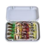 LEO 27955 Angelhaken mit fliegender Angel-Imitation, Schmetterlingssymbol, 20 PCS, 100 PCS