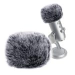 Plüsch-Mikrofonabdeckung Windschutzhülle kompatibel für Blue Yeti Kondensatormikrofon