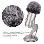 Plüsch-Mikrofonabdeckung Windschutzhülle kompatibel für Blue Yeti Kondensatormikrofon – Bild 5