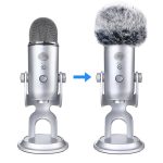 Plüsch-Mikrofonabdeckung Windschutzhülle kompatibel für Blue Yeti Kondensatormikrofon – Bild 6