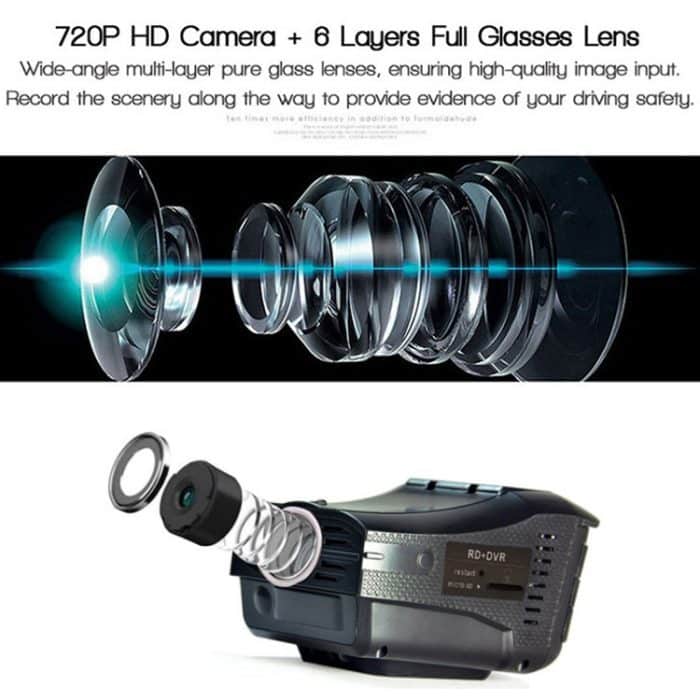 VG3 2-in-1 elektronischer Hundefahrrekorder für Fahrzeuge, mobiles Radarwarngerät – Bild 7