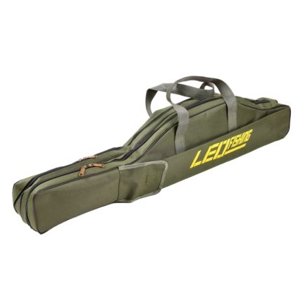 LEO 27746 faltbare Angelrutentasche, lange Angelausrüstung, weiche Tasche, Länge:, 1m Army Green, 1.5m Army Green, 1m Black, 1.5m Black